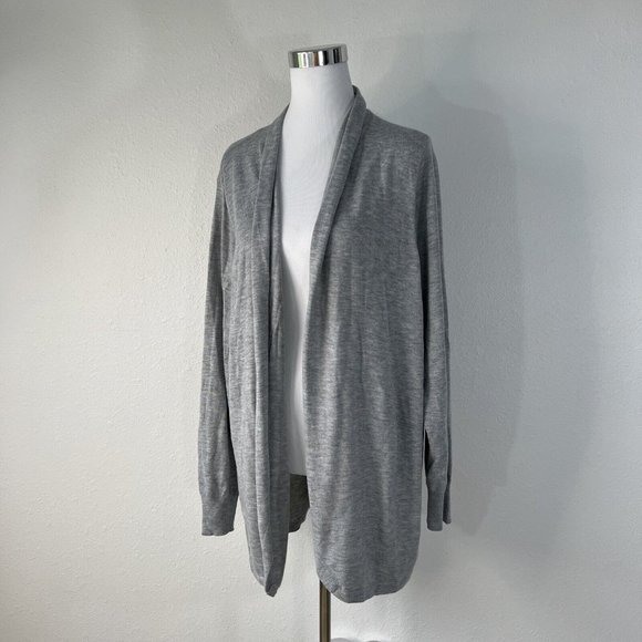 Ella Moss Womens Sweater XXL Gray Open Front  Cardigan Sweater Knit Soft - Picture 3 of 13